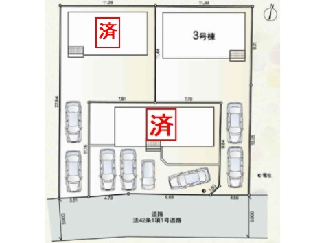 厚木市関口第19　新築一戸建て　全3棟