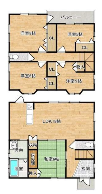 間取り：328000609329