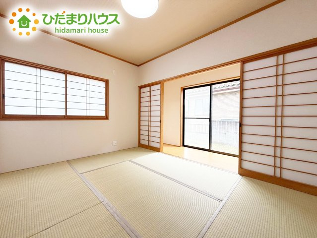 赤ちゃんスペースや客間など、多彩な用途で使用できる和室