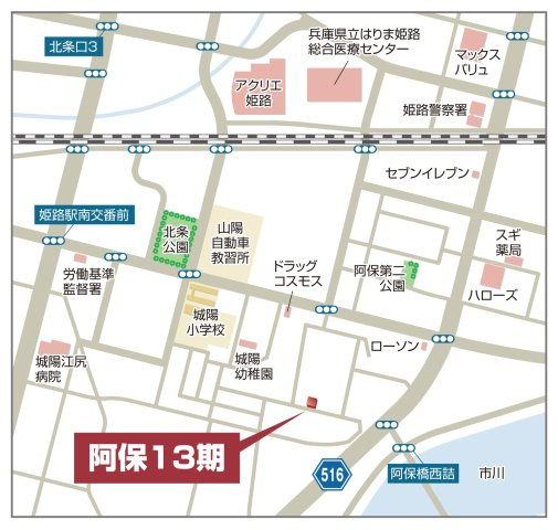 現地案内図