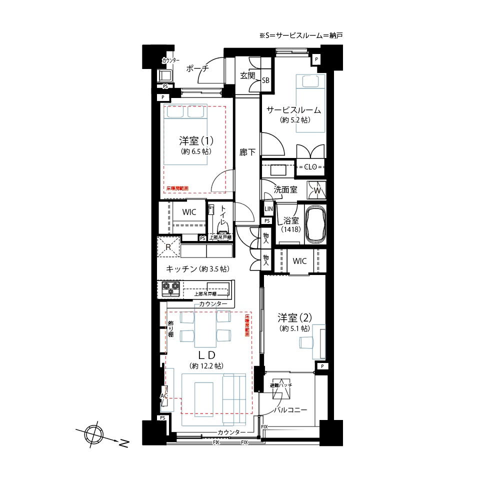 間取り：313004558307