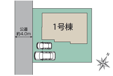 敷地広々、地盤調査済みで安心。駐車や生活動線も快適です。