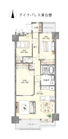 間取り：323000533815