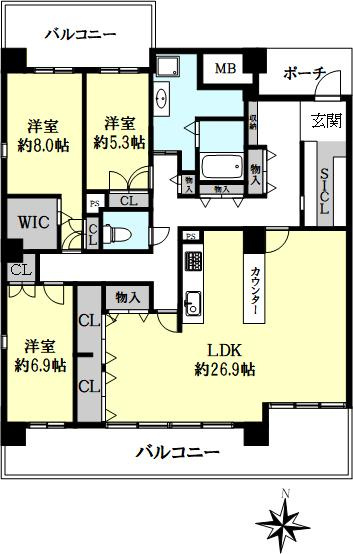 間取り：328000651127