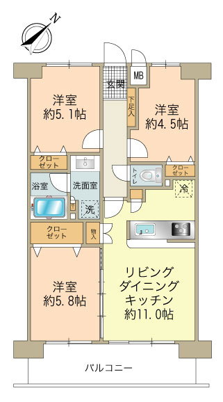 間取り：313004545100