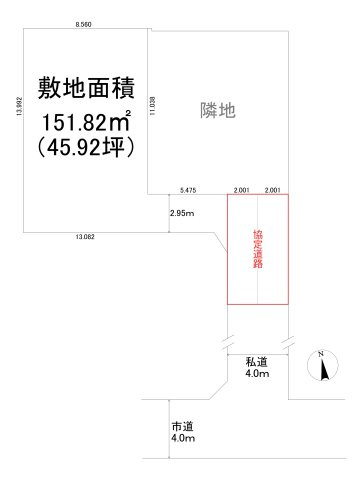 土地図です