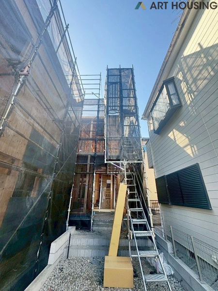 【中央区宮下本町　新築一戸建て　1号棟の外観】