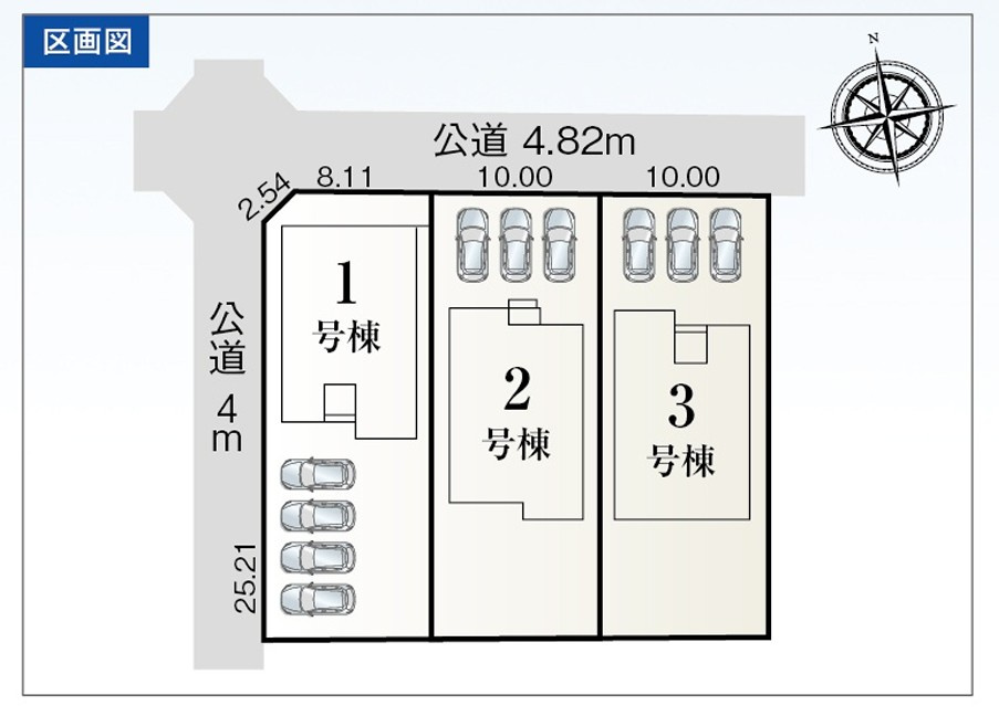3号棟の区画図です