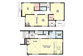  名古屋市中川区中須町辻の上150-27新築戸建1号棟 ✨️仲介手数料無料✨️荒子小学校・一柳中学校の間取り
