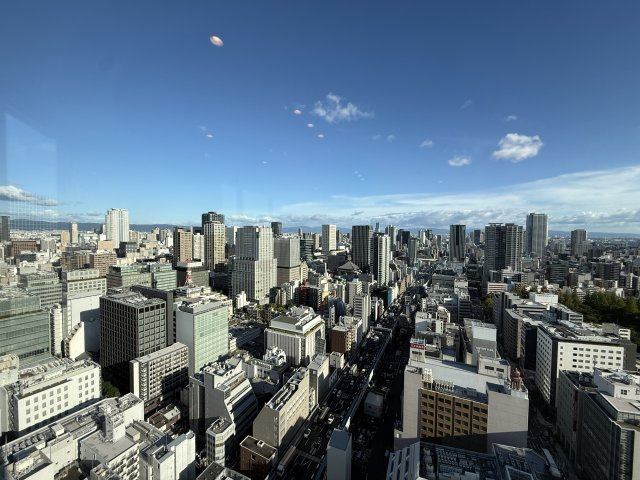 寝室からの眺望