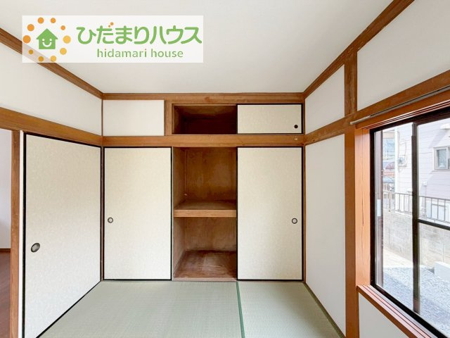 和室にも大容量のクローゼット完備！　お布団やお子様のおもちゃなどがスッキリ収納できますね(^^♪
