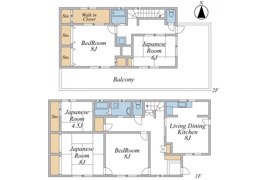文京区目白台2丁目　中古戸建の間取り