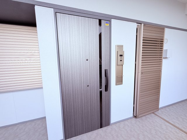 シンプルですっきりとした玄関です。