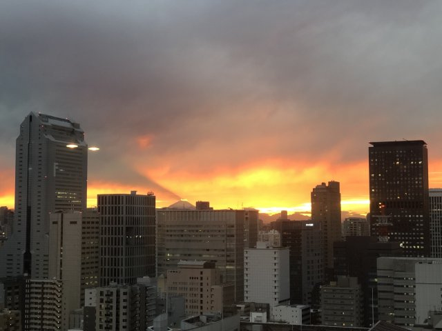 天気が良い時には富士山も望めます！