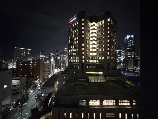 【物件からの眺望】リバービューを望む夜景が一望可能！