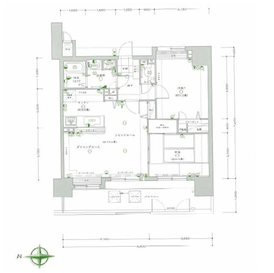 間取り：343000091019