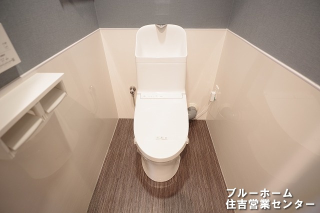 清潔感を保つ温水洗浄便座です！