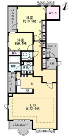 間取り：328000621489