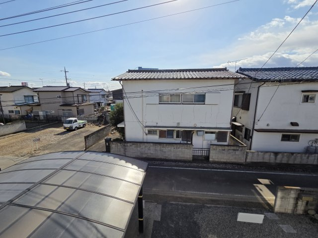 バルコニーからの展望です