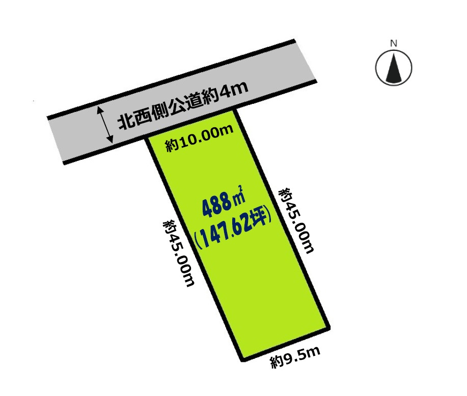 敷地147坪