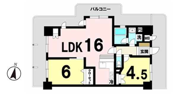 ドリームホーム松戸の間取り