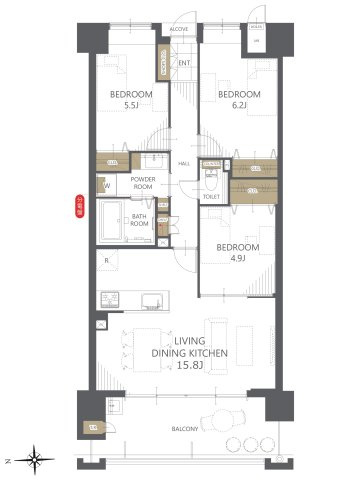 間取り：329000130709