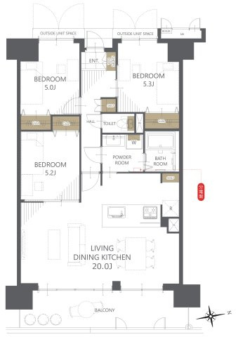 間取り：328000611721