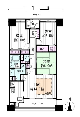 間取り：327002135994