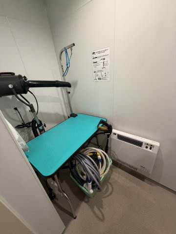 ペット用グルーミング室あり