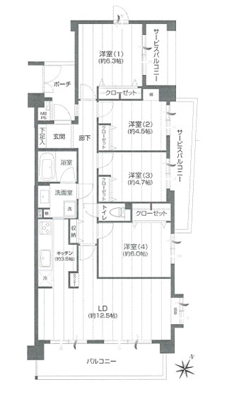 間取り：314002598349