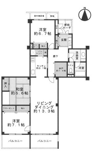 間取り：328000633258