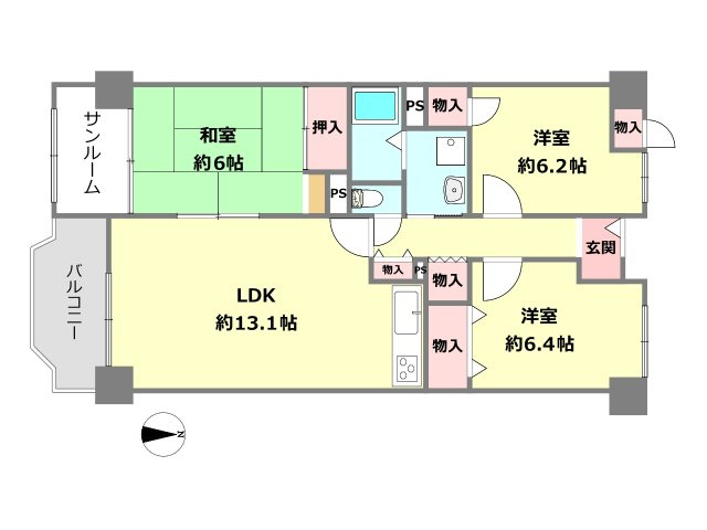 間取り：328000601135