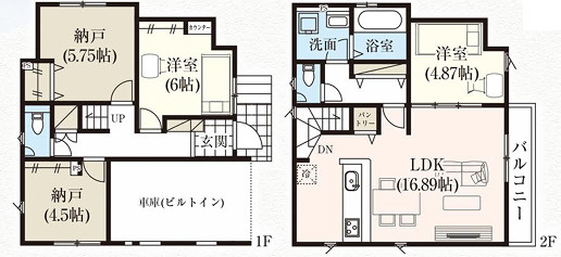 参考プラン間取図