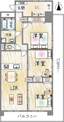 間取り：327002853444