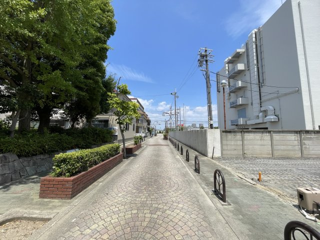前面道路の写真です。