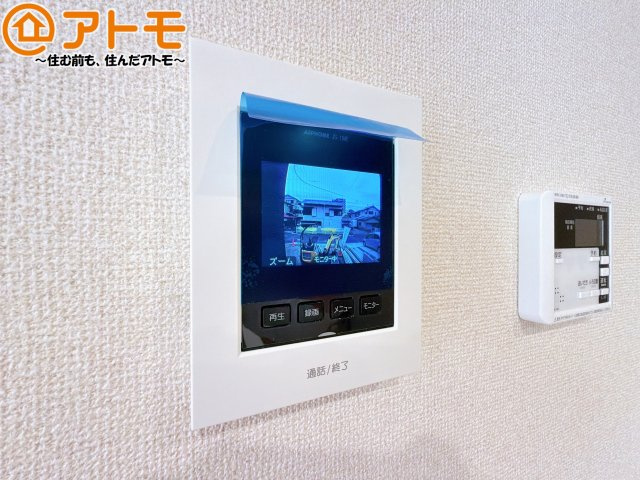 TVモニター付きインターホンは訪問者を確認することができて、防犯性に優れています♪