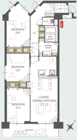 間取り：301000101419