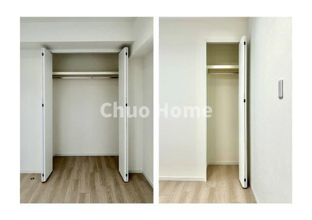 居室にはクローゼットを完備し、自由度の高い家具の配置が叶うシンプルな空間です。お子様の成長と必要になる子供部屋を与えるにはぴったりの間取りですね。