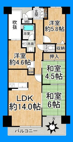 間取り：327002347287