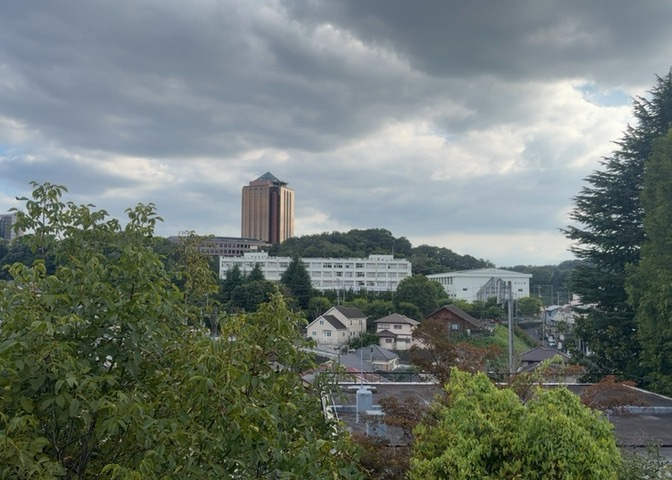 第一種低層住居専用地域ならではの落ち着いた街並みが見渡せる2階からの眺望です。建ぺい率40%・容積率80%のエリアのため周囲に高い建物がなく、爽やかな風と光をしっかり取り込める良好な住環境です。