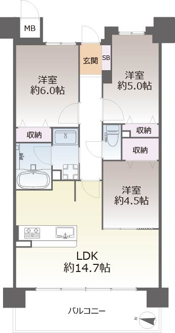 間取り：326000229405
