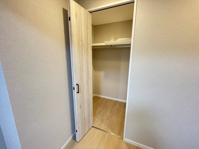 各居室に収納がついており、家族で使い分けしやすくなっています。　