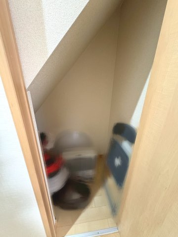 1階階段下収納です。有ると以外に便利