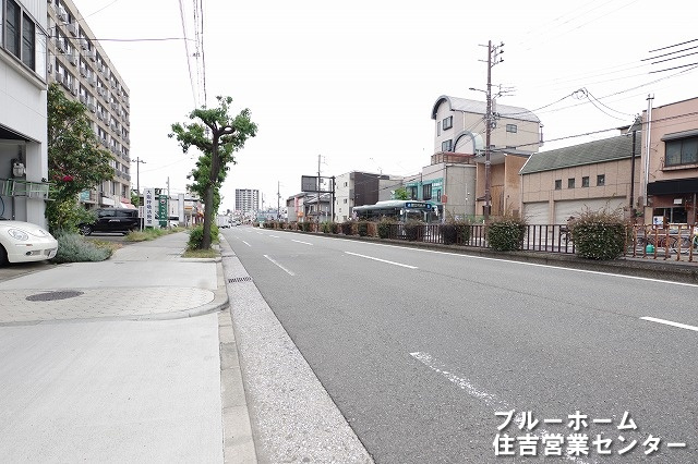 前面道路です！