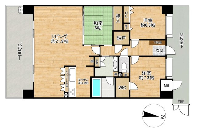 間取り：333000053157