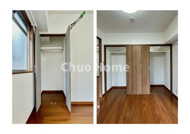 居室にはクローゼットを完備し、自由度の高い家具の配置が叶うシンプルな空間です。お子様の成長と必要になる子供部屋を与えるにはぴったりの間取りですね。