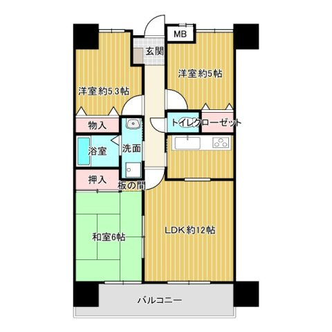 間取り：328000653069