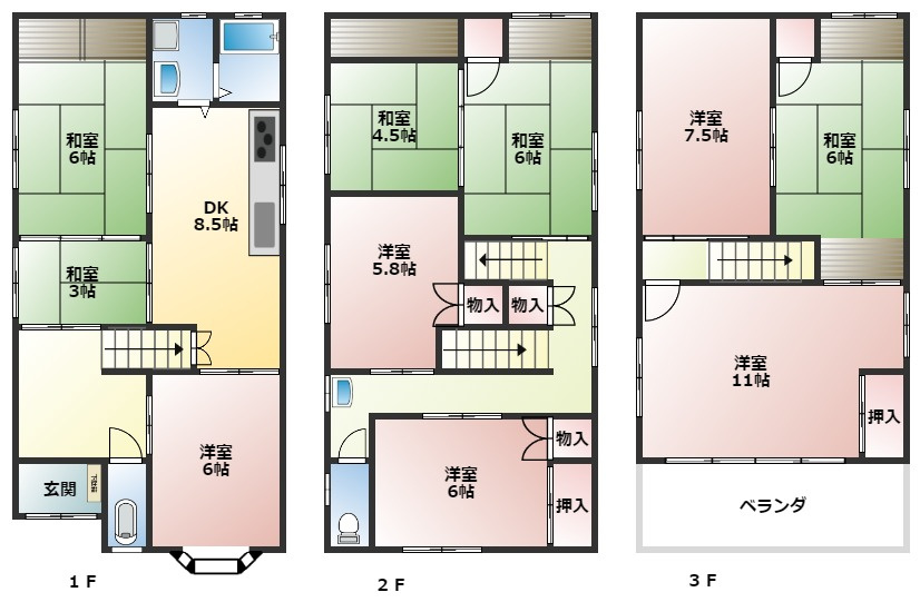 間取り：321000078087