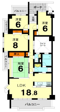 間取り：326000241082