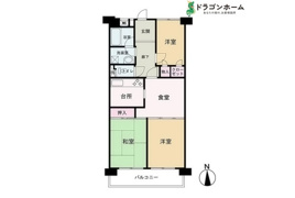 \ご成約で選べるプレゼント/藤和シティコープ名城公園北の間取り